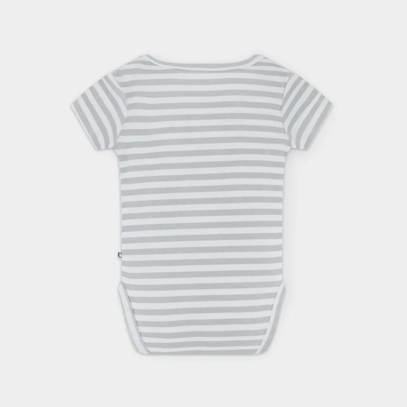 myko kids Panda Short Sleeve Bodysuit