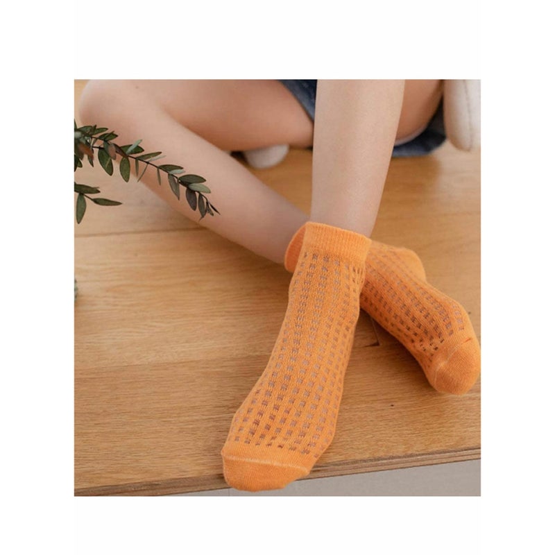 Barakah 6 Pairs Socks Summer Baby Socks Kid Socks Children with Non Skid Soles Comfortable Cotton Sock for Kids Baby Boys Girls - Image 5