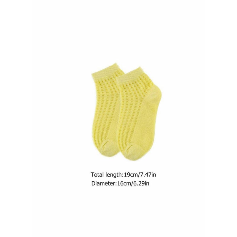 Barakah 6 Pairs Socks Summer Baby Socks Kid Socks Children with Non Skid Soles Comfortable Cotton Sock for Kids Baby Boys Girls - Image 4