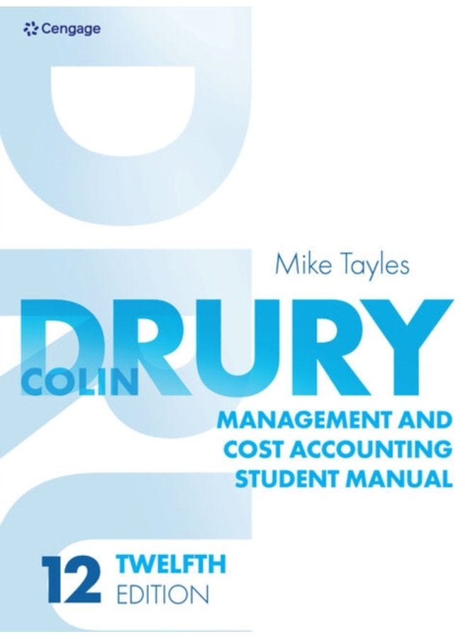 Management and Cost Accounting Student Manual - Paperback