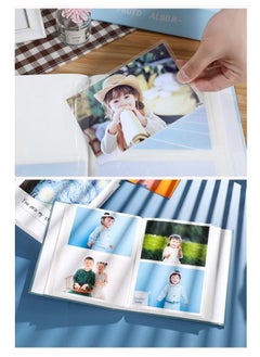 DUNISO 200 Pockets Stamping Photo Album for 6 Inches Photos Portable Photo Album for Family Wedding Boys Girls  - Image 2
