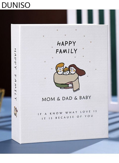 200 Pockets Stamping Photo Album for 6 Inches Photos Portable Photo Album for Family Wedding Boys Girls