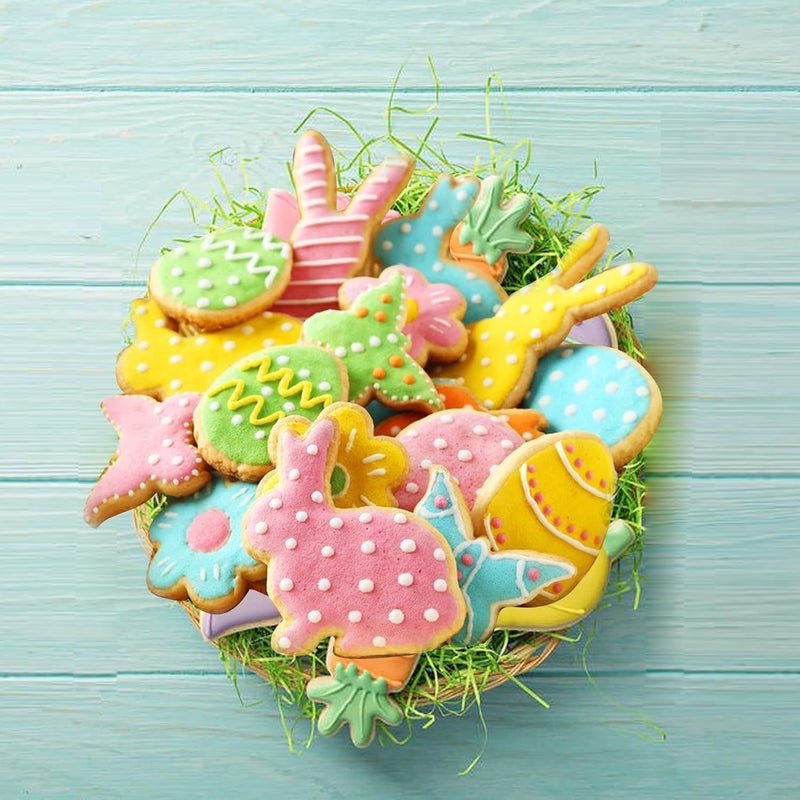 Easter Cookie Cutter Set 4 Piece Stainless Steel Egg Chick Bunny Shapes - Image 4