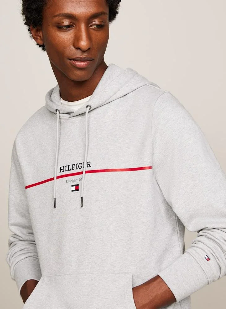 TOMMY HILFIGER Striped Terry Hoodie