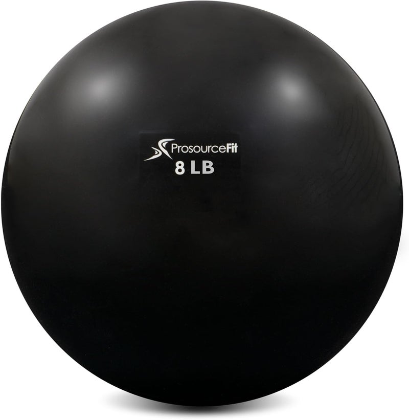 ProSourceFit Weighted Toning Exercise Balls for Pilates, Yoga, Strength Training and Physical Therapy, 2 lb to 8 lb, Color Coded - Image 1