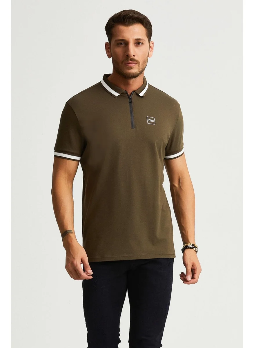 Alexander Gardi Alexandergardı Zipper Detailed Polo Neck T-Shirt (Barakm)