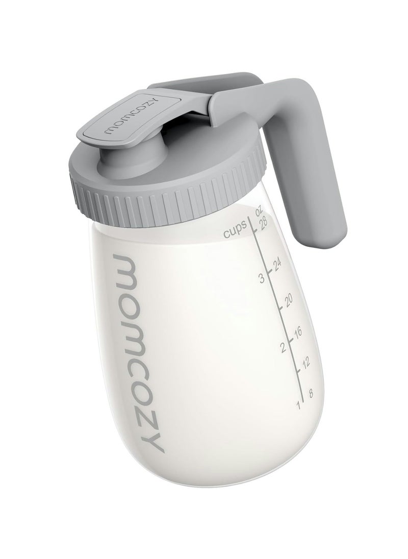 Momcozy - Breast Milk Pitcher, Resistant to Heat and Cold Abrupt Temp Swings, No Leak Breast Milk Fridge Storage Container With Wide Mouth, Fast Baby Formula Maker, Breastfeeding Essentials - Image 1
