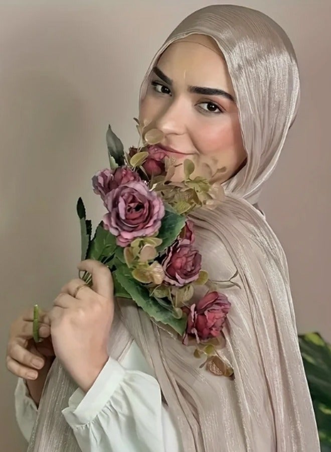 النساء حجاب ممتازة المواد الحجاب ملفوفة حول الشعر الحجاب - Image 1