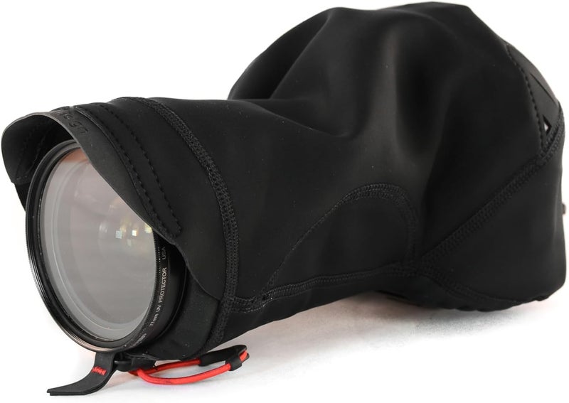 Peak Design Shell Camera Rain Cover, Medium, Weatherproof Rain Cover for DSLR Camera, Stretchy Neoprene Fabric, Waterproof Membrane, Works with Capture Clip and Straps, Protects from Dust - Image 1