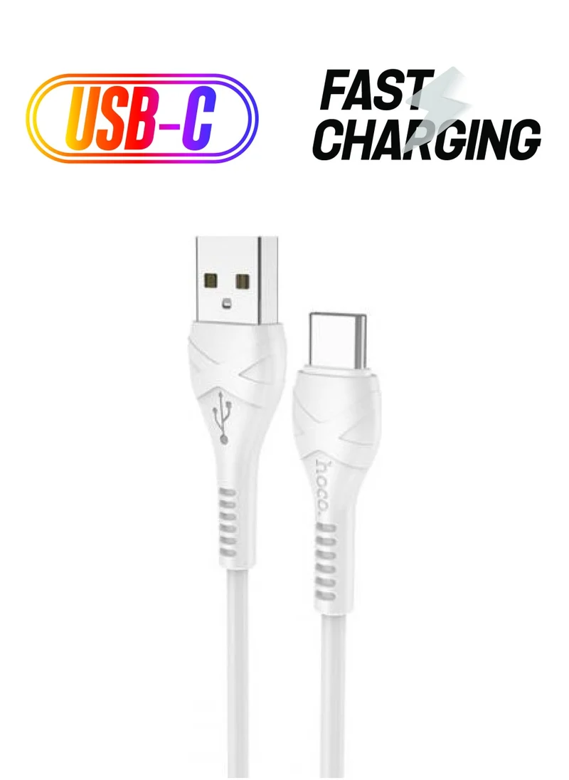 Polhammobile Polham 3.0A 1 Meter USB To Type C Ultra Fast Charging and Data Cable, Surge Protected, Durable Cable