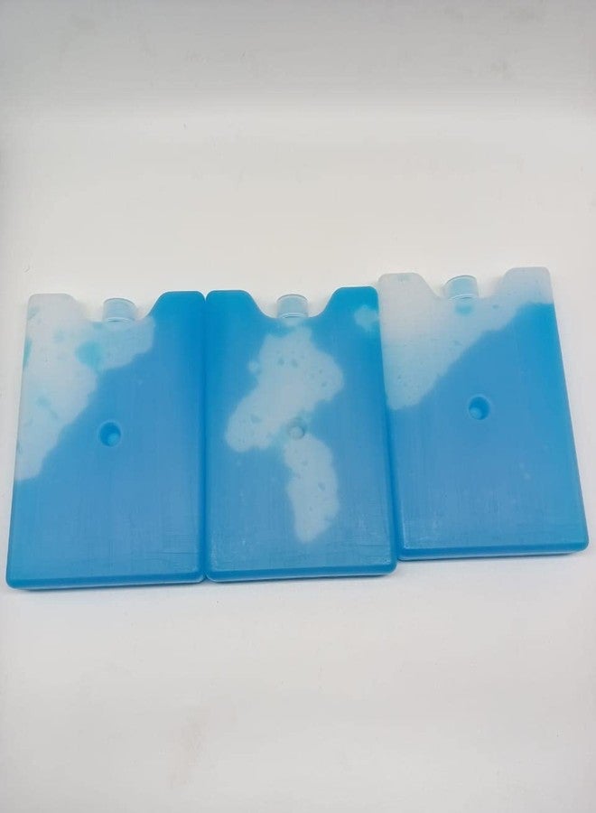 ONTRIP Long Lasting Freezer Ice Blocks Block Pack Cooler Bag Box Travel Picnic (3 pcs, Multicolour) - Image 2