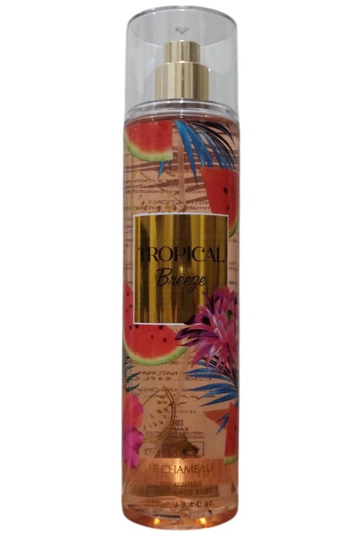 LE CHAMEAU Tropical Breeze Refreshing Fragrance Mist For Women - 250 ML