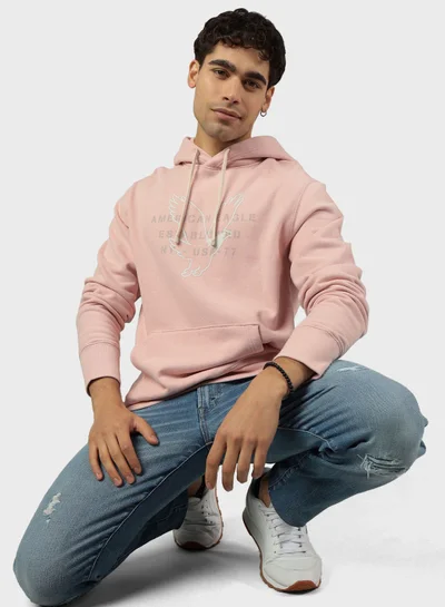 امريكان ايجل هودي مزين برسمة