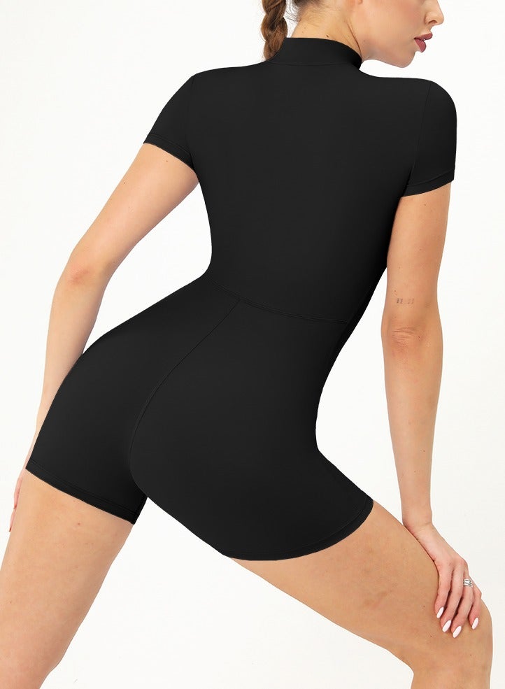 general Short Sleeve Jumpsuits Sport Short Romper Women  - Image 4