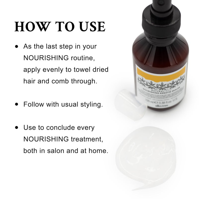 Davines Naturaltech NOURISHING Keratin Sealer, No Rinse Softening And Protection to Strengthen And Defend Against Split Ends, 3.38 Fl. Oz. - Image 4