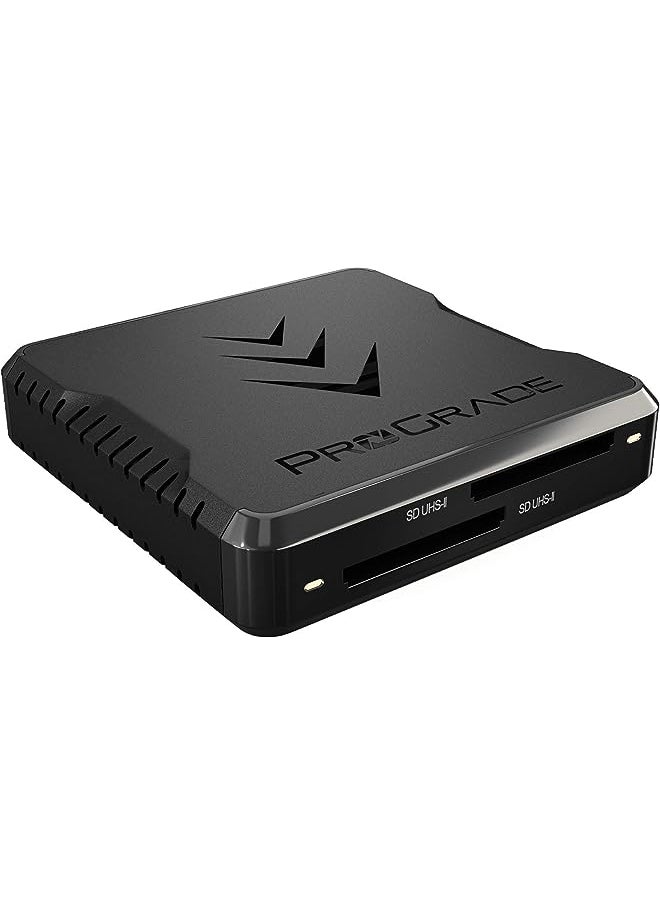 SUNTRSI - Card Reader for iPhone iPad Camera,Dual Card Slot Memory Card Reader Supports SD and TF Card Trail Camera Viewer Sd Card Adapter Portable Micro Sd Card Reader No Application Required Plug and Play - Image 1