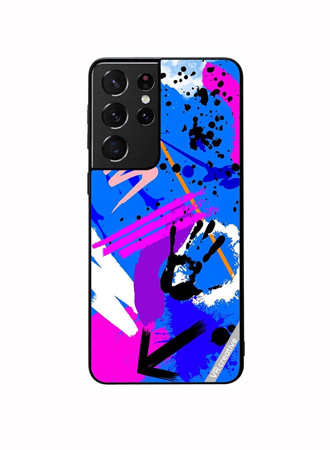 VR CREATIVE Protective Case Cover For Samsung Galaxy S21 Ultra 5G Multicolor Design - Image 1