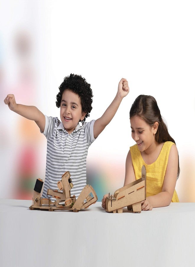 Smartivity Hot Shot Marble 3D Wooden Model Engineering STEM Learning Toy for Kids Ages 6 and Up includes Rubber Bands, Marbles, Engineered Wood Components, Instruction Manual, Learner's Log - Image 5