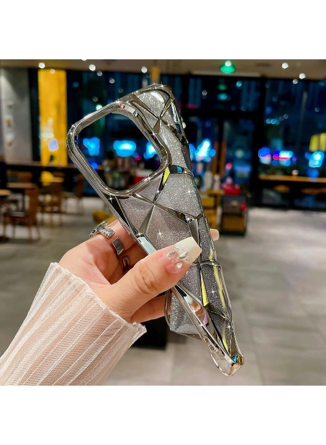 شيبشيب غطاء آيفون 14 برو ماكس للتصفيح بتدرج لامع وبراق وشفاف، غطاء آيفون ناعم من مادة TPU مع حماية جذابة للكاميرا، مقاوم للصدمات من الخلف للنساء والفتيات - Image 4