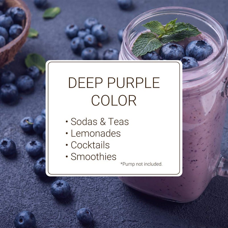 Monin - Blueberry Syrup, Mildly Sweet & Tart Blueberry Flavor, Great for Teas, Lemonades, Smoothies, & Cocktails, Gluten-Free, Non-GMO (1 Liter) - Image 5