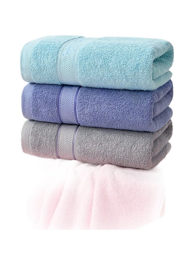 Grace Bath Towel, 100% Pure Cotton, Extra Large And Thick, 7A Antibacterial, Highly Absorbent, Quick-Drying, Adult Size 400G, Green - Image 2