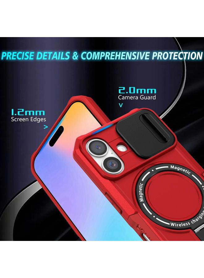 S-TOP Case For iPhone 16 Sliding Camshield MagSafe Holder TPU Hybrid PC Phone Case - Image 4