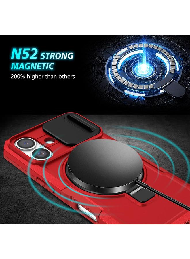 S-TOP Case For iPhone 16 Sliding Camshield MagSafe Holder TPU Hybrid PC Phone Case - Image 5