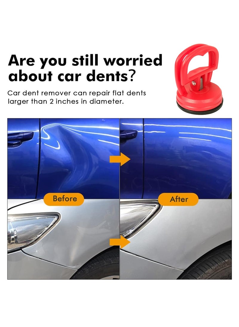 MOB 2" Glass Suction Cup Lifter Single Handle Vacuum Dent Puller Red Tile Steel Suction Cup 1 PCS - Image 4