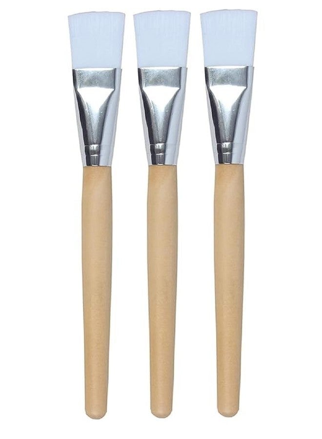 MKSL ® Face Mask And Bleach Apply Brush For Women/Bleach Brush With Long Lasting Flat Face Pack Brush | 2 Piece - Ideal for Face Masks & Skincare Application - Image 3