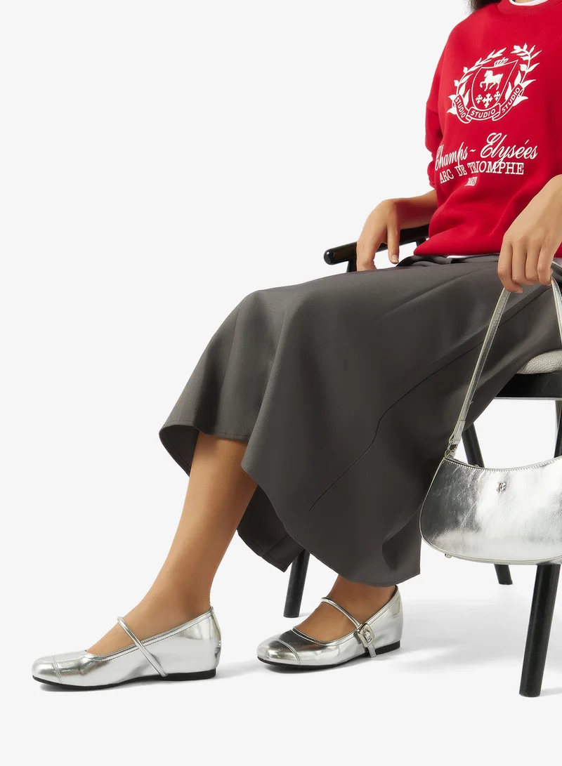Ella Silver Silver Mary Janes for Women | Best Price UAE