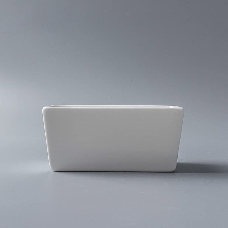 123Arts 2pcs White Ceramic Sugar Packet Holders Tea Bag Bowls - Image 4