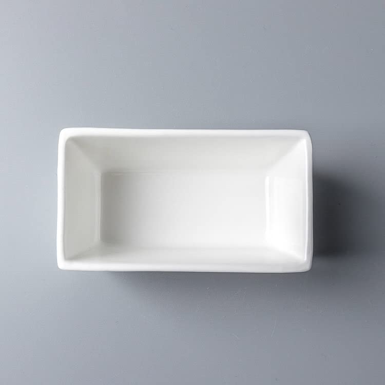 123Arts 2pcs White Ceramic Sugar Packet Holders Tea Bag Bowls - Image 3