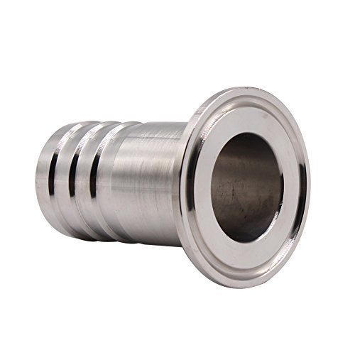 DERNORD 1.5" Tri Clamp to 1.25" Hose Barbed Adapter SUS304 Sanitary Hose Pipe Fitting (1.25 Inch Barb Hose) - Image 1