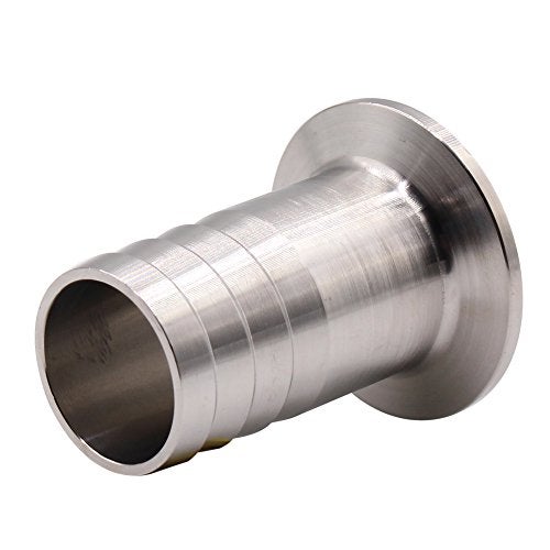 DERNORD 1.5" Tri Clamp to 1.25" Hose Barbed Adapter SUS304 Sanitary Hose Pipe Fitting (1.25 Inch Barb Hose) - Image 2