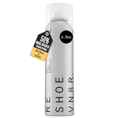 RESHOEVN8R Shoe Protector Spray Rain and Stain 65oz Waterproof Spray for Shoes QuickDrying No Chemicals Sneakers Suede Canvas Light Leather White Shoe Long Lasting Protector - Image 1