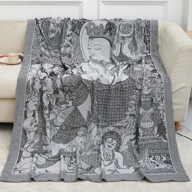Generic Summer quilts blanket blanket nap blanket custom first class aviation blanket aircraft blanket air conditioning nap blanket  - Image 1