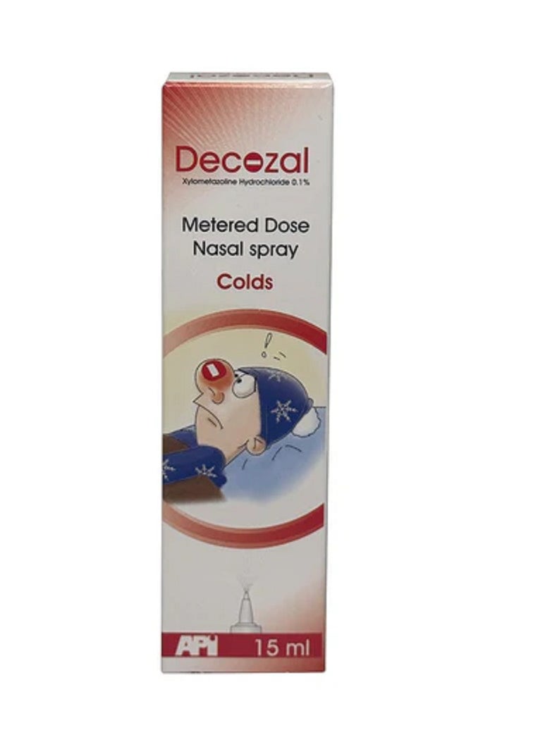DECOZAL 0.1% Nasal Spray 15 ml 