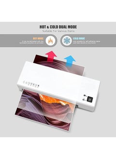 DMG TECH Laminator Laminator Machine With Hot And Cold Settings And 15 Pouches 4 In 1 A4 Laminator With Paper Trimmer And Corner Rounder 9 Inches Personal Laminator For Home School Office  - Image 3