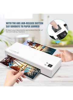 DMG TECH Laminator Laminator Machine With Hot And Cold Settings And 15 Pouches 4 In 1 A4 Laminator With Paper Trimmer And Corner Rounder 9 Inches Personal Laminator For Home School Office  - Image 5