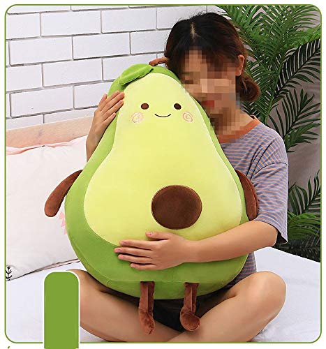XICHEN 27 Inch Green Large Simulation Avocado Plush Toy Doll Sleeping Pillow  Holiday Warm Gift Plush Toy Seated - Image 1