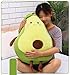 XICHEN 27 Inch Green Large Simulation Avocado Plush Toy Doll Sleeping Pillow  Holiday Warm Gift Plush Toy Seated - Image 4