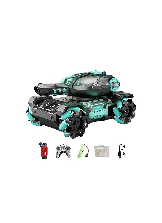 Fashion My Day RC Stunt Tank Toy – 2.4G Remote Control Tank with Dual Control Modes – 360° Spins, Drift & Off-Road Action – Durable, High-Speed Model in Blue & Black – Perfect Birthday Gift for Kids  - Image 2