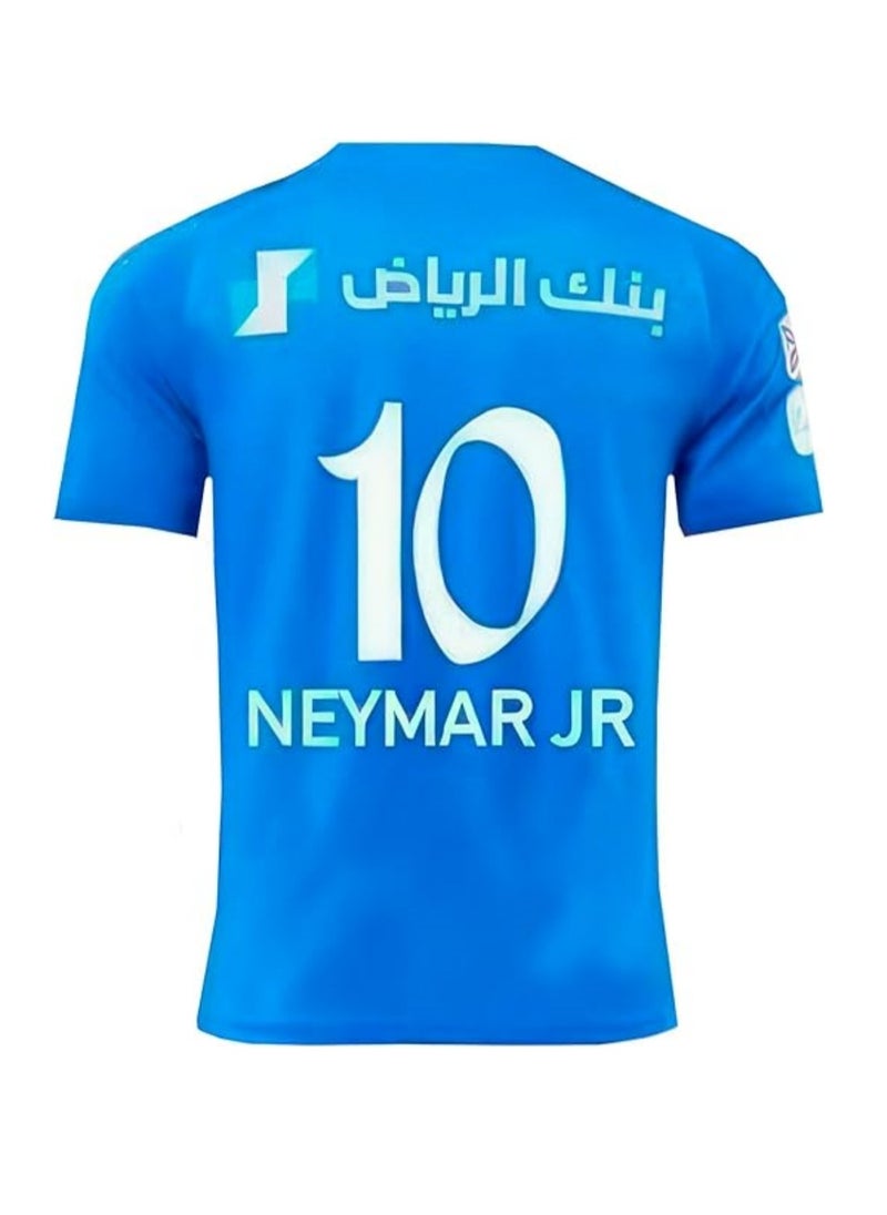 M MIAOYAN Neymar Riyadh Crescent No. 10 jersey children's football jersey set game training jersey (socks included)  - Image 3