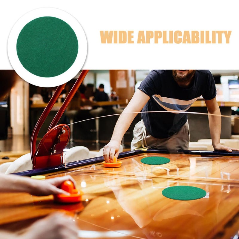 94Mm Green Self Adhesive Air Hockey Paddles Replacement Pads 6 Pack - Image 4
