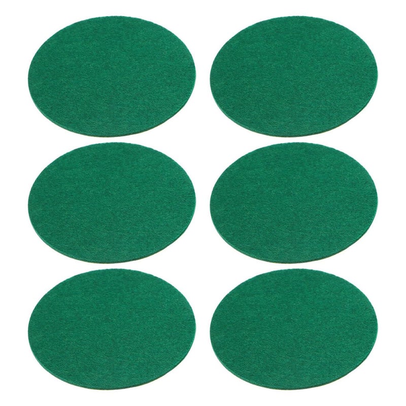 94Mm Green Self Adhesive Air Hockey Paddles Replacement Pads 6 Pack - Image 2