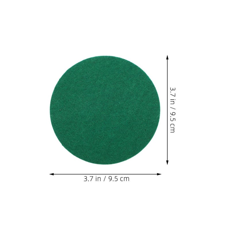 94Mm Green Self Adhesive Air Hockey Paddles Replacement Pads 6 Pack - Image 3