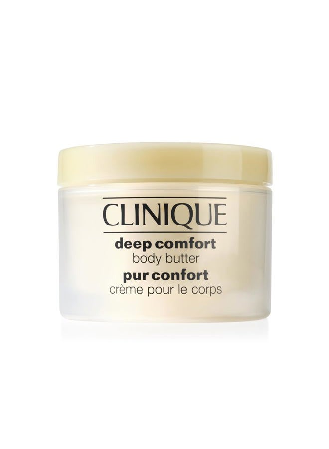 CLINIQUE Deep Comfort Body Butter With Hyaluronic Acid, Shea Butter + Glycerin | Safe for Eczema-Prone Skin, 6.7 Fl Oz - Image 1