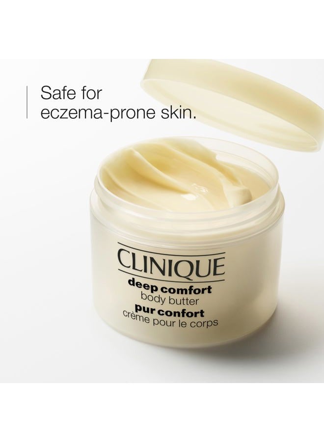CLINIQUE Deep Comfort Body Butter With Hyaluronic Acid, Shea Butter + Glycerin | Safe for Eczema-Prone Skin, 6.7 Fl Oz - Image 2