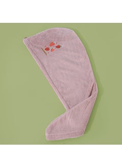 Thickened Coral Fleece Hair Towel Cap Winter Home Use Absorbent Triangle Hat Hair Drying Cap 0415-Lotus Root Starch