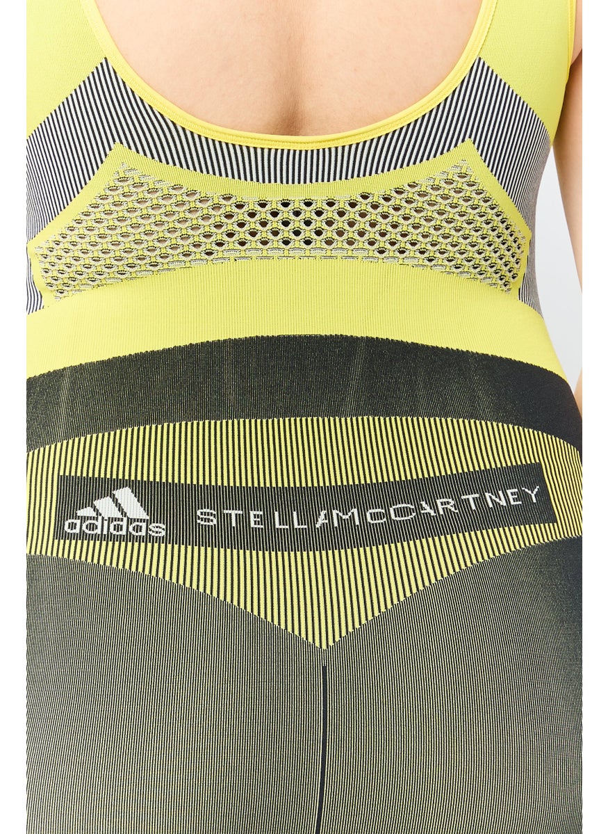 Adidas Women Sportswear Fit Sleeveless Cycling Leotard, Multicolor  - Image 3